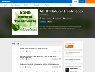 adhdnaturaltreatments1.podomatic.com screenshot