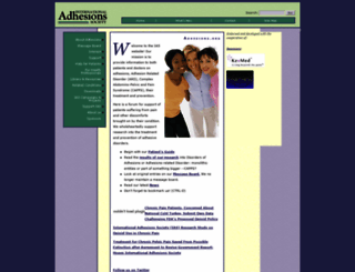 adhesions.org screenshot