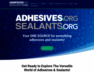 adhesives.org screenshot
