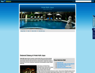 adhijaya.hargahotel.com screenshot
