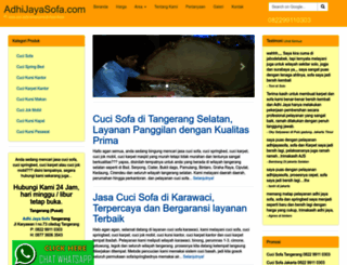 adhijayasofa.com screenshot