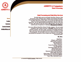 adhitya.net screenshot