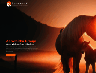adhwaitha.com screenshot