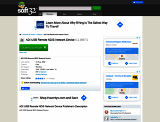 adi-usb-remote-ndis-network-device.soft32.com screenshot