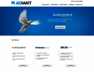 adiant.com screenshot