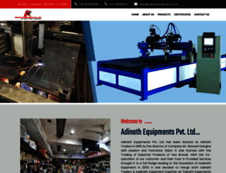 adinathequipments.com screenshot