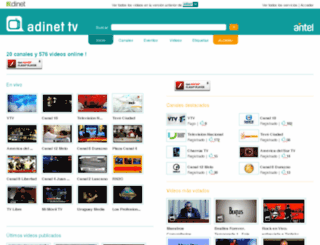 adinettv.com.uy screenshot