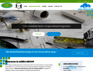 adiragroup.co.in screenshot