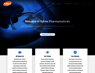 adirexpharma.com screenshot