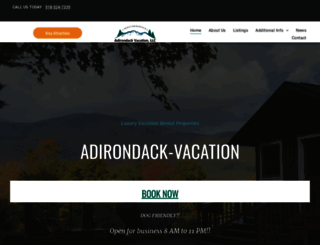 adirondack-vacation.com screenshot