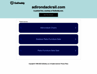adirondackrail.com screenshot