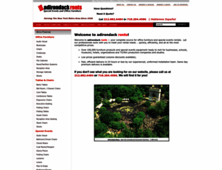 adirondackrents.com screenshot