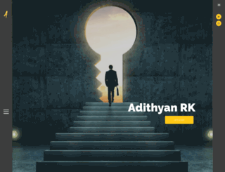 adithyan.in screenshot