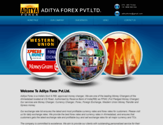 adityaforex.com screenshot