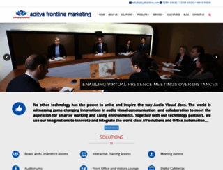 adityafrontline.com screenshot