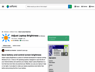 adjustlaptopbrightness.en.softonic.com screenshot