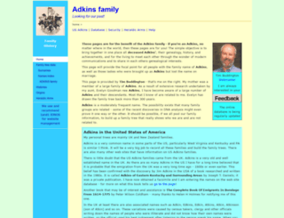 adkins-family.org.uk screenshot