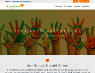 adla.schoolspeak.com screenshot