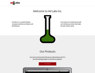 adlabsinc.com screenshot