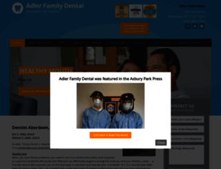 adlerfamilydental.com screenshot