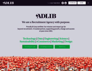 adlib-recruitment.co.uk screenshot