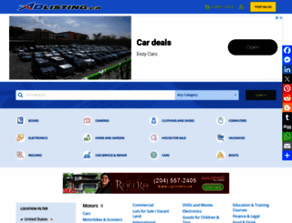 adlisting.ca screenshot