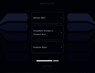 adm.paccony.com screenshot