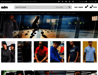 admclubshop.co.uk screenshot