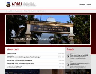 admialumni.org screenshot