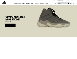 admin-adidas.6thstreet.com screenshot
