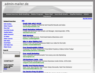 admin-mailer.de screenshot