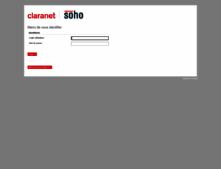 admin.clarahost.fr screenshot