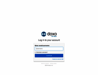 admin.doxo.com screenshot