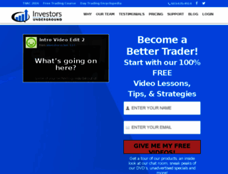 admin.investorsunderground.com screenshot