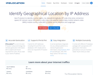 admin.ip2location.com screenshot