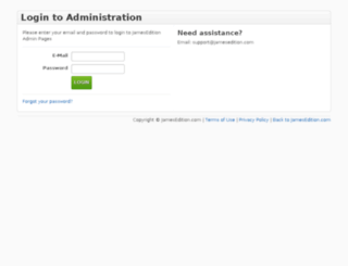 admin.jamesedition.com screenshot