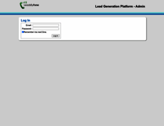 admin.leadsbyfone.com screenshot