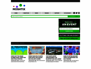 admin.moshtix.com.au screenshot
