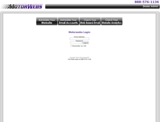 admin.motorwebs.com screenshot