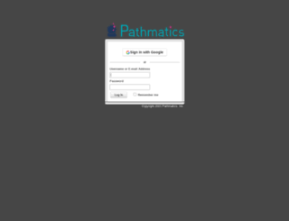 admin.pathmatics.com screenshot