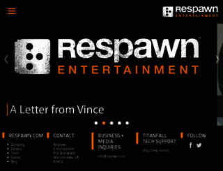 admin.respawn.com screenshot