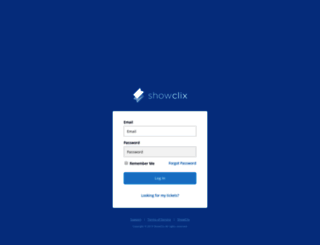 admin.showclix.com screenshot