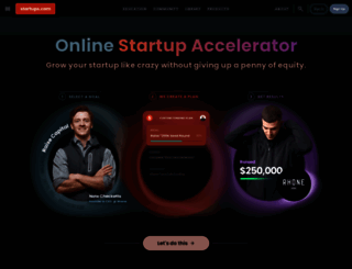 admin.startups.co screenshot
