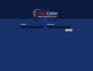 admin.swisscenter.com screenshot