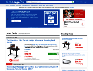 admin.techbargains.com screenshot