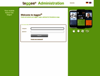 admin.teggee.com screenshot