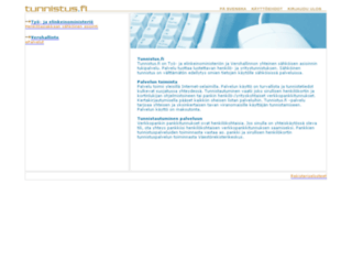 admin.tunnistus.fi screenshot