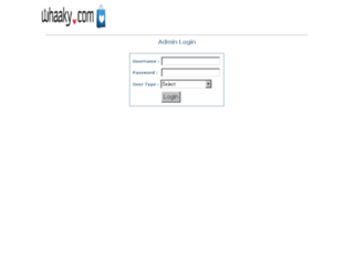 admin.whaaky.com screenshot