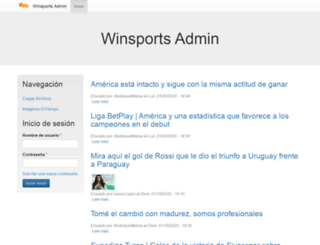 admin.winsports.co screenshot