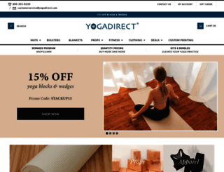 admin.yogadirect.com screenshot